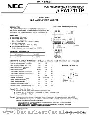 UPA1741 datasheet pdf NEC