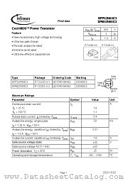 SPB02N60C3 datasheet pdf Infineon