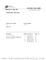 LM725 MD8 datasheet pdf National Semiconductor