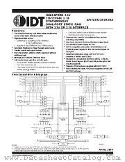IDT70T3589S166BF8 datasheet pdf IDT