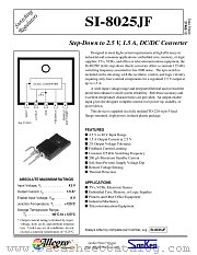 SI-8025JF datasheet pdf Allegro MicroSystems