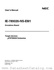 IE-789026-NS-EM1 datasheet pdf NEC