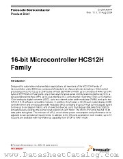 MC9S12H256 datasheet pdf Freescale (Motorola)