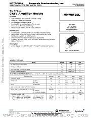 MHW8185L datasheet pdf Freescale (Motorola)