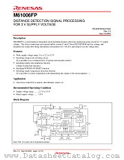 M61006FP datasheet pdf Renesas