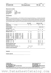 TFS236 datasheet pdf Vectron
