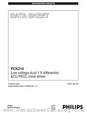 PCK210BS datasheet pdf Philips