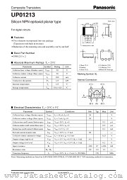 UP01213 datasheet pdf Panasonic