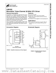 LM2426 datasheet pdf National Semiconductor