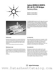 86205A datasheet pdf Agilent (Hewlett-Packard)
