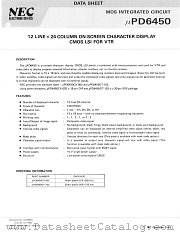 UPD6450GT-XXX datasheet pdf NEC