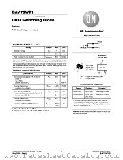 BAV70WT1 datasheet pdf ON Semiconductor