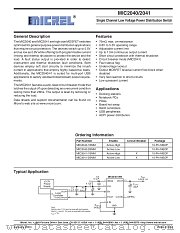 MIC2040 datasheet pdf Micrel Semiconductor
