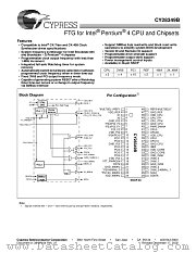 CY28349B datasheet pdf Cypress