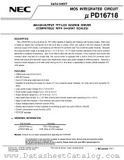 UPD16718N-XXX datasheet pdf NEC