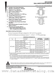 SN74LVC2G08YEAR datasheet pdf Texas Instruments