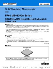 MB91353A datasheet pdf Fujitsu Microelectronics