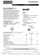 HUF75639S3_NL datasheet pdf Fairchild Semiconductor