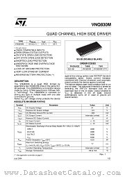 VNQ830M13TR datasheet pdf ST Microelectronics