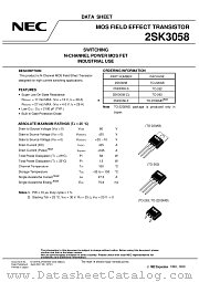 2SK3058-Z datasheet pdf NEC