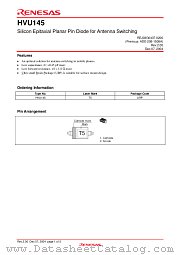 HVU145 datasheet pdf Renesas
