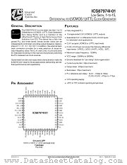 ICS87974I-01 datasheet pdf Texas Instruments