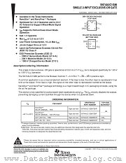 SN74AUC1G86YEPR datasheet pdf Texas Instruments