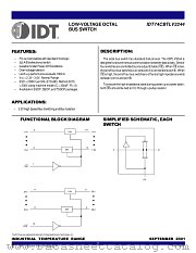 IDT74CBTLV3244PG8 datasheet pdf IDT