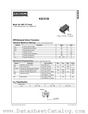 KSC2756YMTF datasheet pdf Fairchild Semiconductor