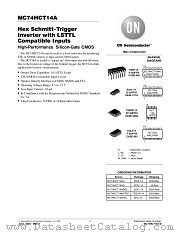 MC74HCT14A datasheet pdf ON Semiconductor