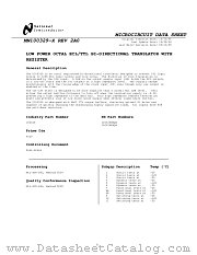 5962-9206601MYA datasheet pdf National Semiconductor
