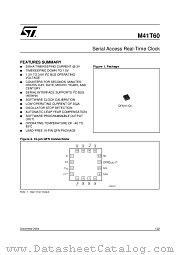 M41T60 datasheet pdf ST Microelectronics