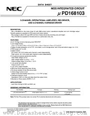 UPD168103K9-5B4-A datasheet pdf NEC