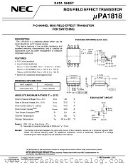 UPA1818 datasheet pdf NEC