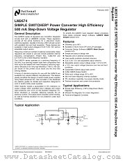 LM2674MX-12 datasheet pdf National Semiconductor