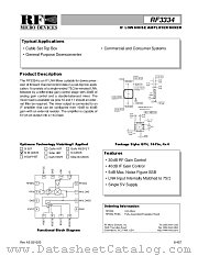 RF3334 datasheet pdf RF Micro Devices