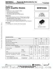 MHW7242A datasheet pdf Freescale (Motorola)