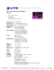 VCE1 datasheet pdf Vectron