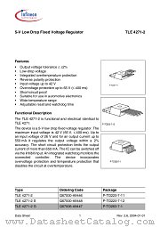 TLE 4271-2 datasheet pdf Infineon