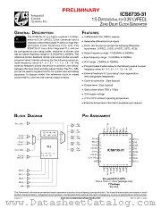 ICS8735-31 datasheet pdf Texas Instruments