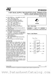 ST4G3234 datasheet pdf ST Microelectronics