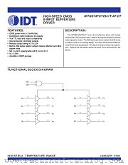 QS74FCT2541TQ8 datasheet pdf IDT