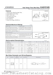 KAQY210S datasheet pdf Cosmo Electronics