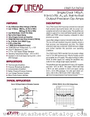 LT6014 datasheet pdf Linear Technology
