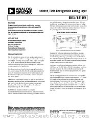 6B13 datasheet pdf Analog Devices