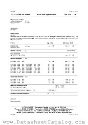 TFS276 datasheet pdf Vectron