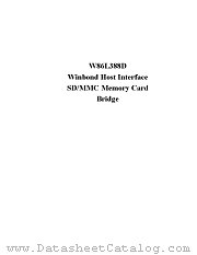 W86L388D datasheet pdf Winbond Electronics