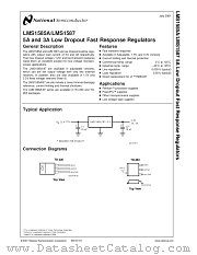 LMS1585ACS-1.5 datasheet pdf National Semiconductor