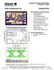 TGA4816-EPU datasheet pdf TriQuint Semiconductor