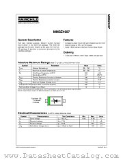 MMSZ4697 datasheet pdf Fairchild Semiconductor